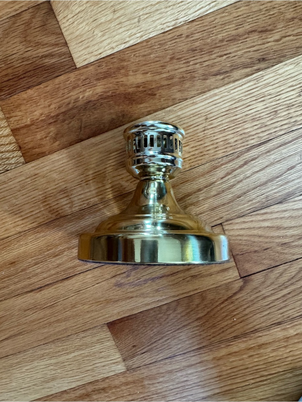 Brass Finish Decorative Lamp Harp Burner
